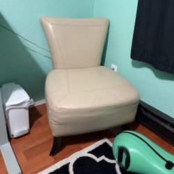 Beige Accent Chair 