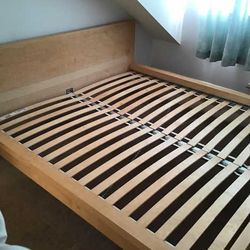 Free Bed Frame Malm (Oak veneer)