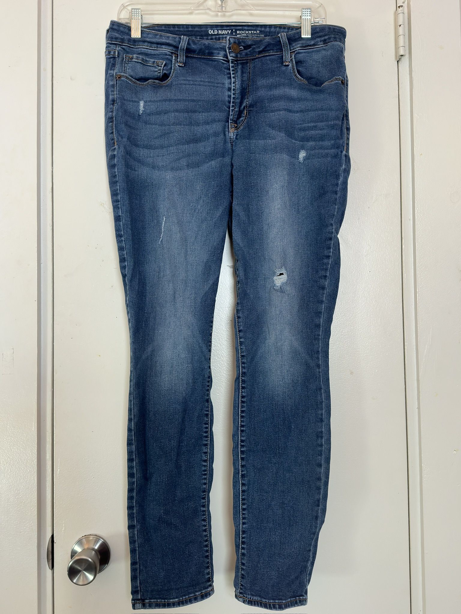 Women’s Old Navy Distressed Blue Skinny Jeans