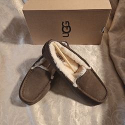 Ansley Leather Women's Slipper, Sheep Lined, Brand New SZ 8