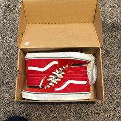 Red Sk8 High Shoes