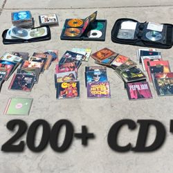 Amazing Music Collection 200+ CD's Hip-Hop, Rock, Etc!
