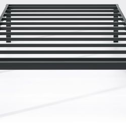 NEW JETO Metal Bed Frame,Twin Size Bed Frame with Storage Space