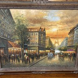 Beauty Frame And Oil Painting