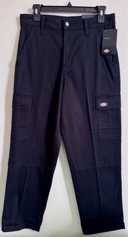 BRAND NEW DICKIES CARGO BLACK PANTS SIZE 28R