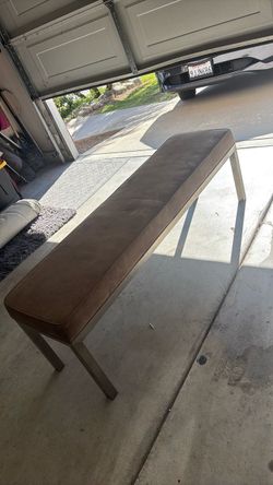 Plush fabric benches