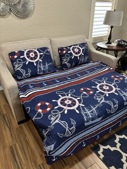 3 In 1 Beige Sofa/Queen Size Bed.  Two Identical Beds!!!! (Brand New)