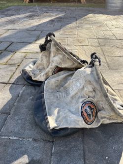 2 Canvas Lifting Bags