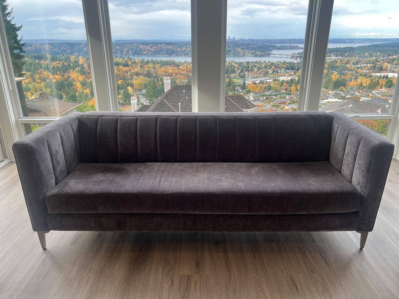 Set of 2 bench style seating sofas- originally from Z gallerie