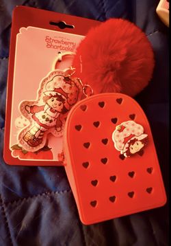 Strawberry Shortcake Keychain Coin Purse