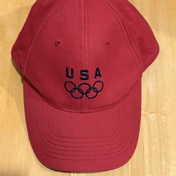 Red Team USA Olympic Baseball Hat