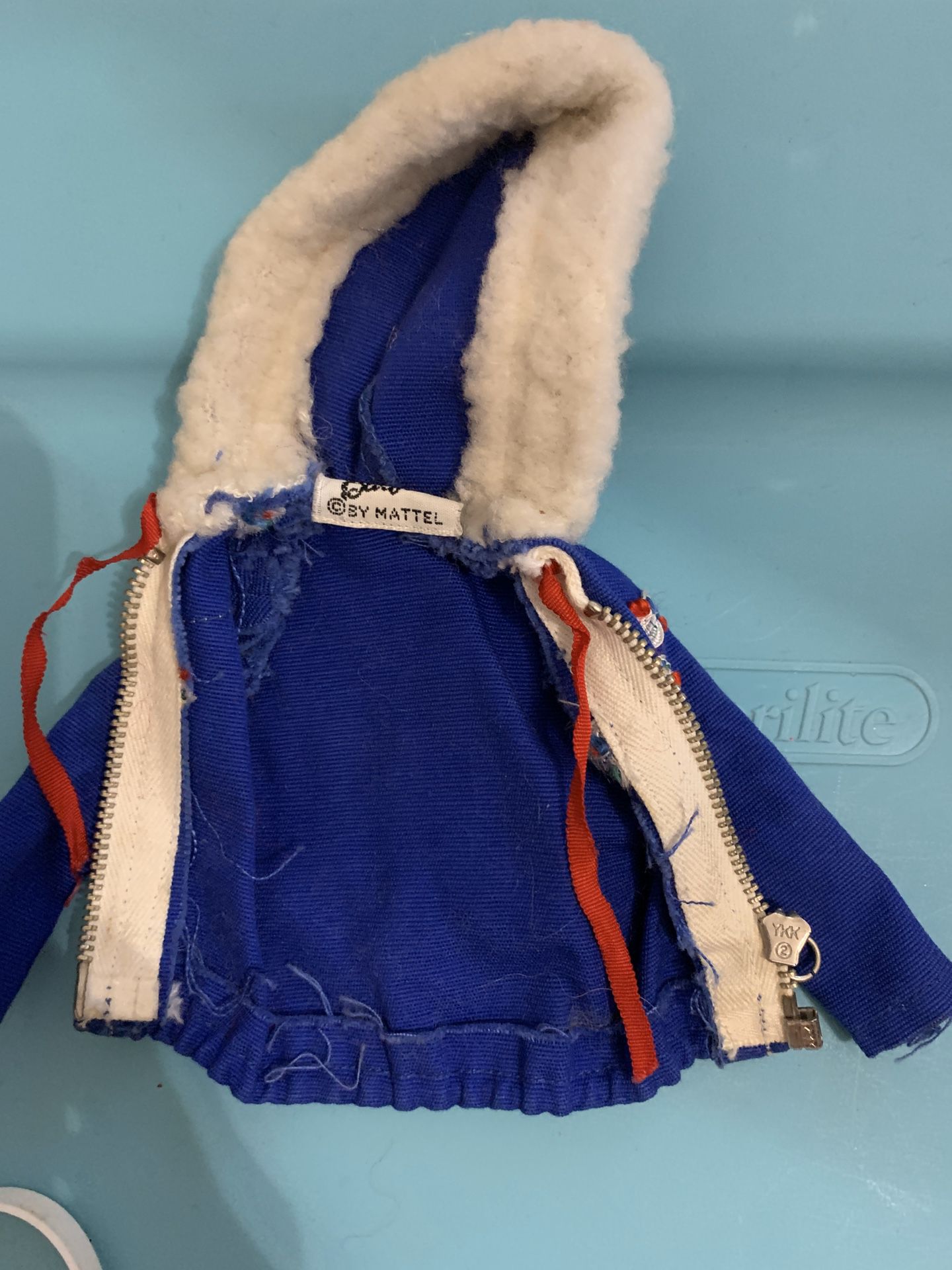 Barbie vintage ski blue coat