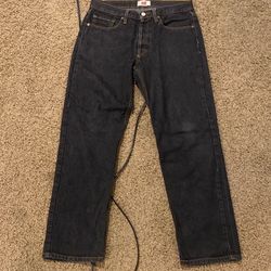 Charcoal Black Levi’s 501 Original 32x30