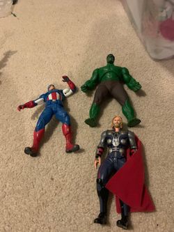 Avengers action figures 7” approximately $15.00