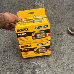 Dewalt  Flex Volt Batteries 