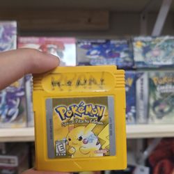Authentic Pokemon Yellow For Nintendo Gameboy 