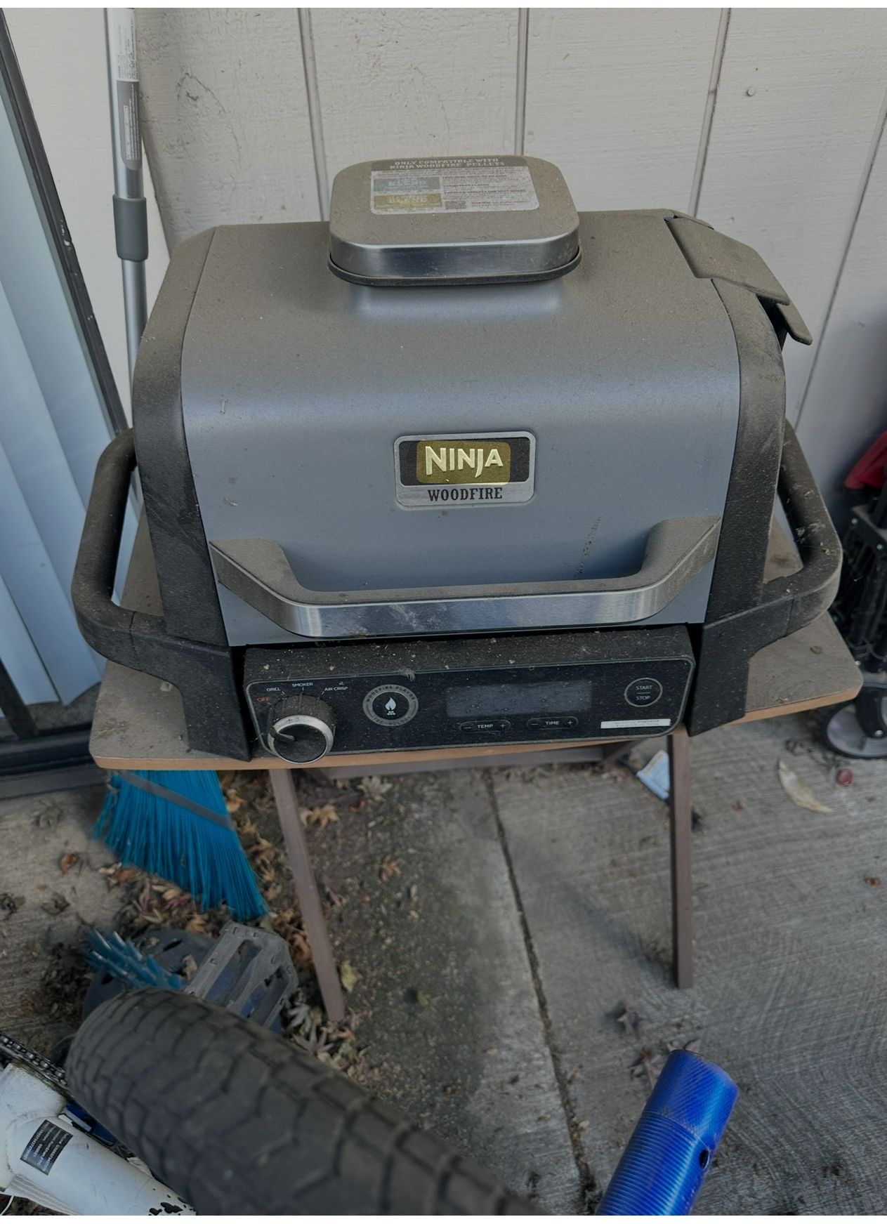 Outside Ninja grill 🔥🔥🔥🔥