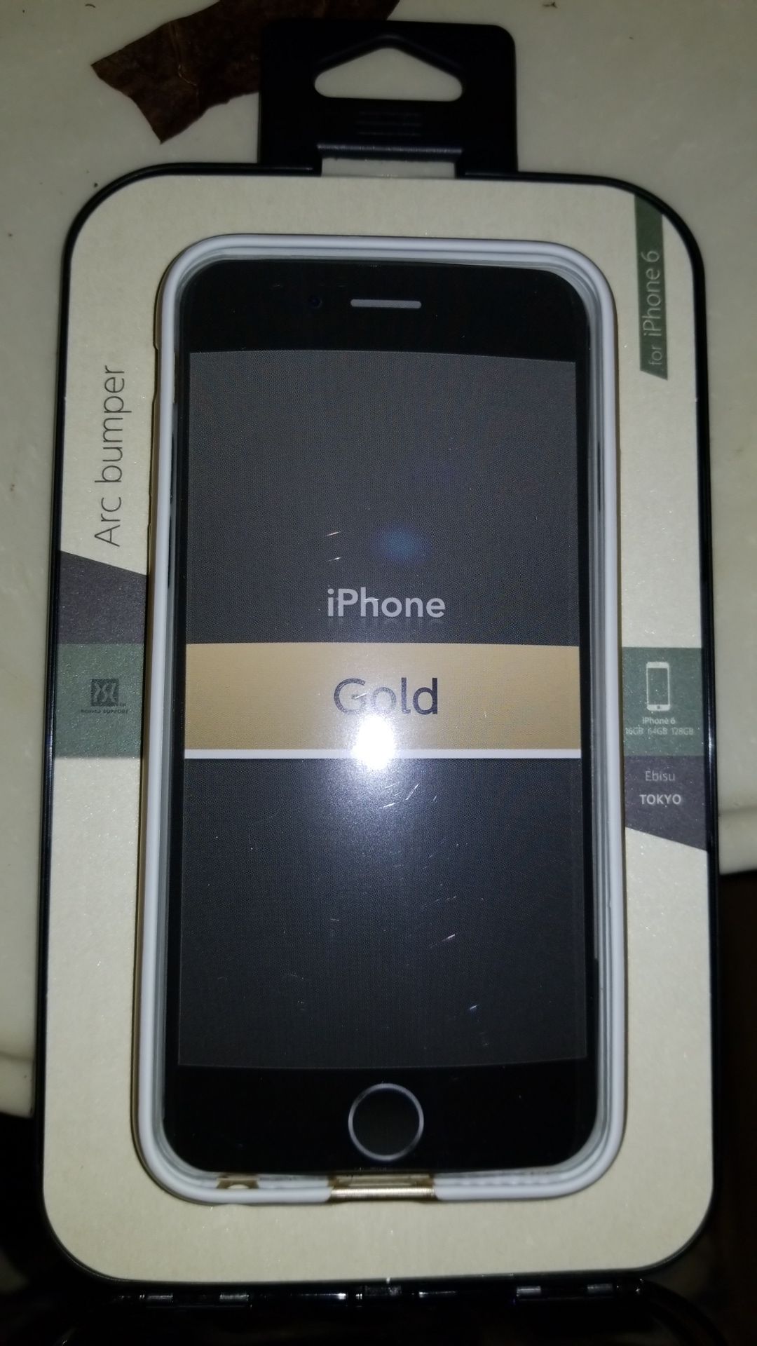 I Phone 6 Gold Arc Bumpers