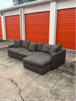 Crate and Barrel Sectional Couch