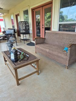 Wicker furniture