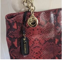 Cynthia Rowley Leather Snakeskin Bag