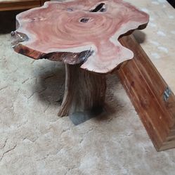Custom Table.Carob Wood.