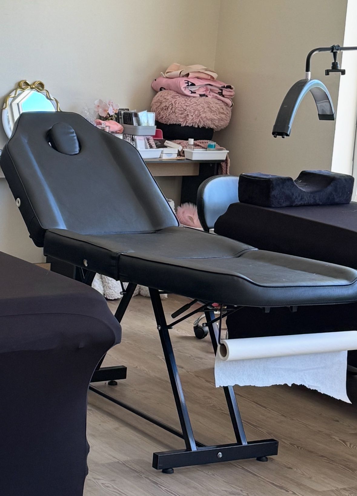 Camilla No Plegable Para Faciales/pestañas/cejas Y Masajes