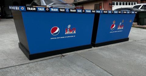 2022 Super Bowl bar
