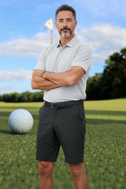 NIKE GOLF Black Dri Fit Performance Flat Front Shorts Men’s Size 36