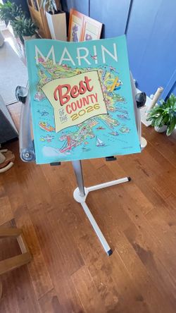 Adjustable iPad / Phone & Book Floor Stand