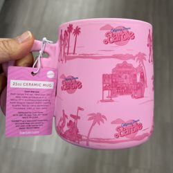 NWT Limited Edition Barbie Pink Mug