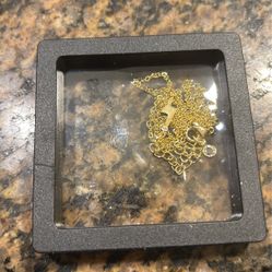 LLWOM Gold Necklace For Women. 14k Gold Filled Lightning Bolt Pendant Necklace For Women. Dainty Layered Necklaces for Women 