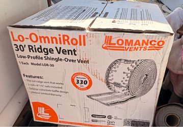 OmniRoll 30' Ridge Vent (Model LOR-30)