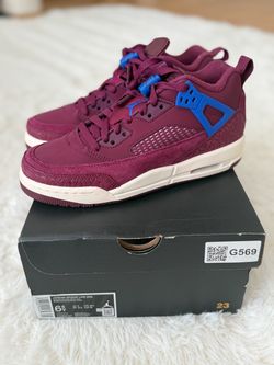 Jordan Spizike Low GS Bordeaux Hyper Royal