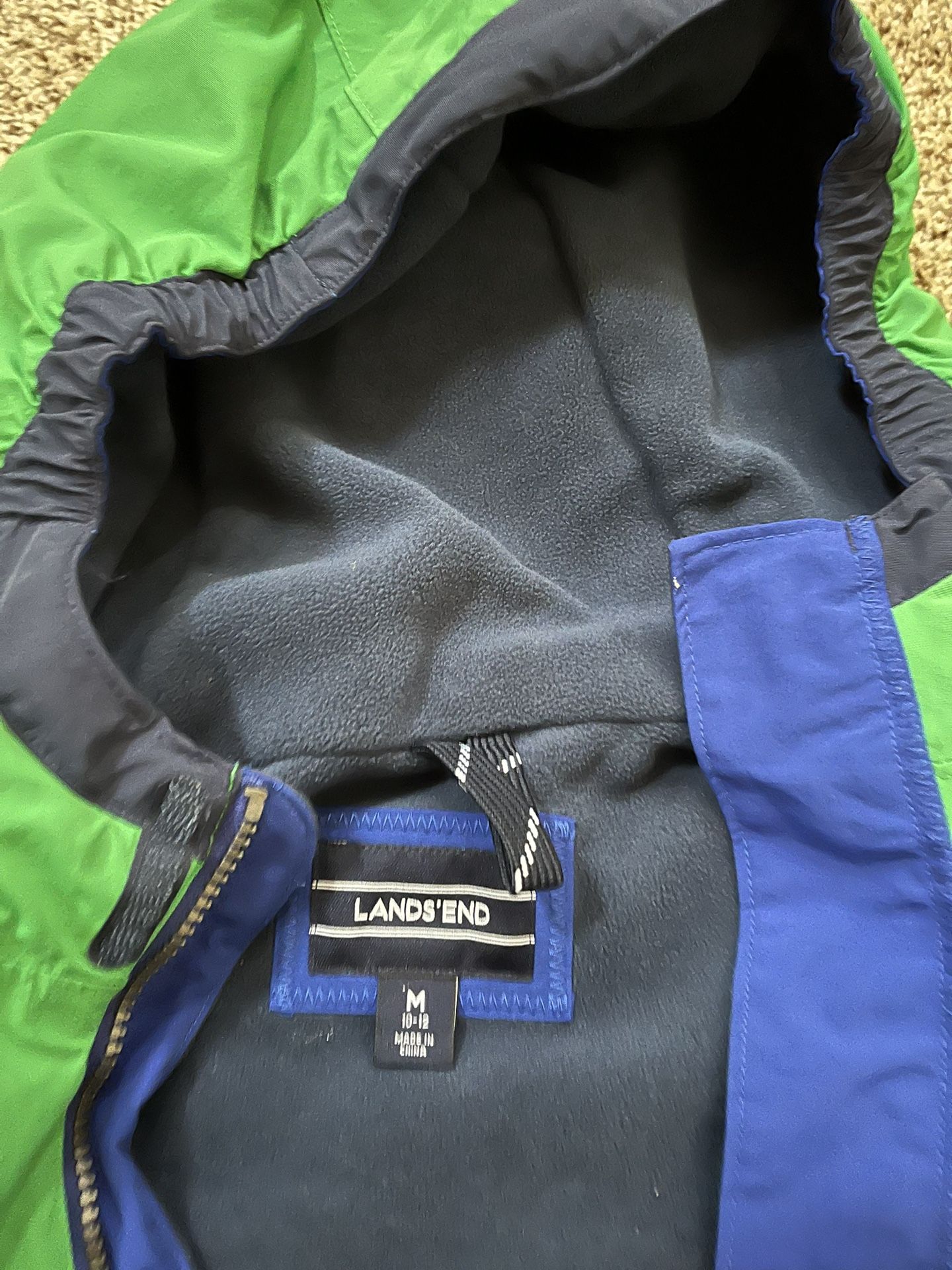 Land’s End Squall Kids Coat/jacket 10-12 Size