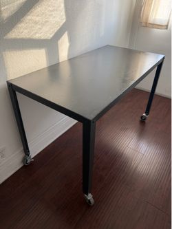 Industrial Work Metal Rolling Desk Table