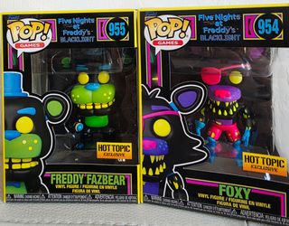 Funko Pop Five Nights At Freddy's Black Light Exclusives
