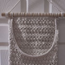 Hanging Macrame 31x12 Plant Towel Holder Decorative 