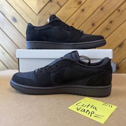 Jordan 1 Retro Low OG SP Travis Scott Velvet Brown Size 9