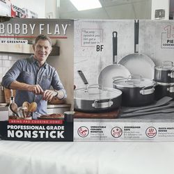 Bobby flay proffesional grade nonstick 13 pc cookware set NEW