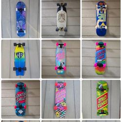 Santa Cruz Skateboards Cruiser Different Size And Prices