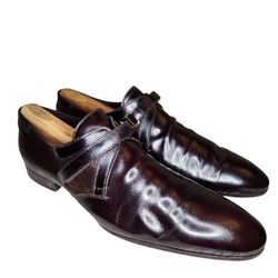 LV DAMIER MONK STRAP BROWN MEN LOAFERS SHOES 12/ 13 (US) W/DUST BAGS
