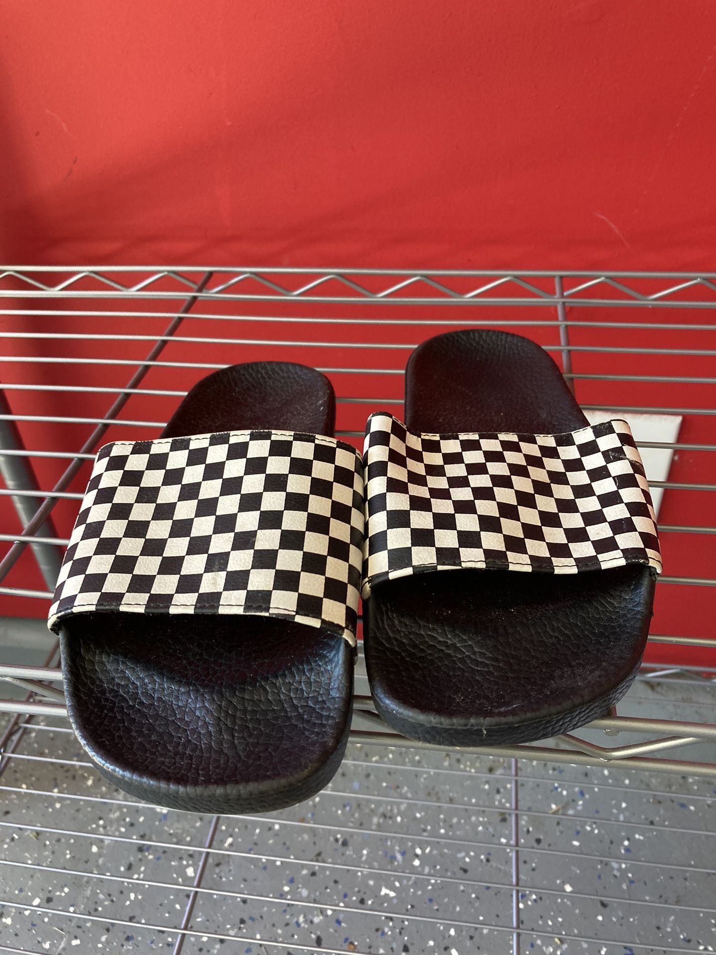 Vans slip flip-flops size 5