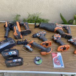 Selling Several Ridged Power Tools See Below For Prices 