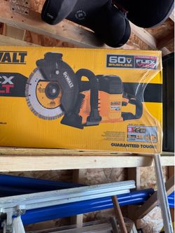Dewalt concrete cut off saw 60V 9”
