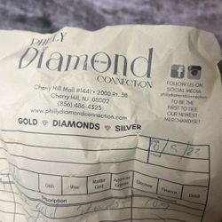 14k Cz Diamond  Earring New 