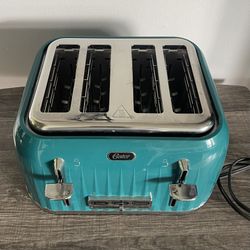 Electric Toaster Oster Slice Toaster Teal Oster 4-slice Extra Wide