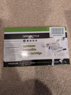 2 Pack 2pk Greencycle printer ink cartridge black brand new