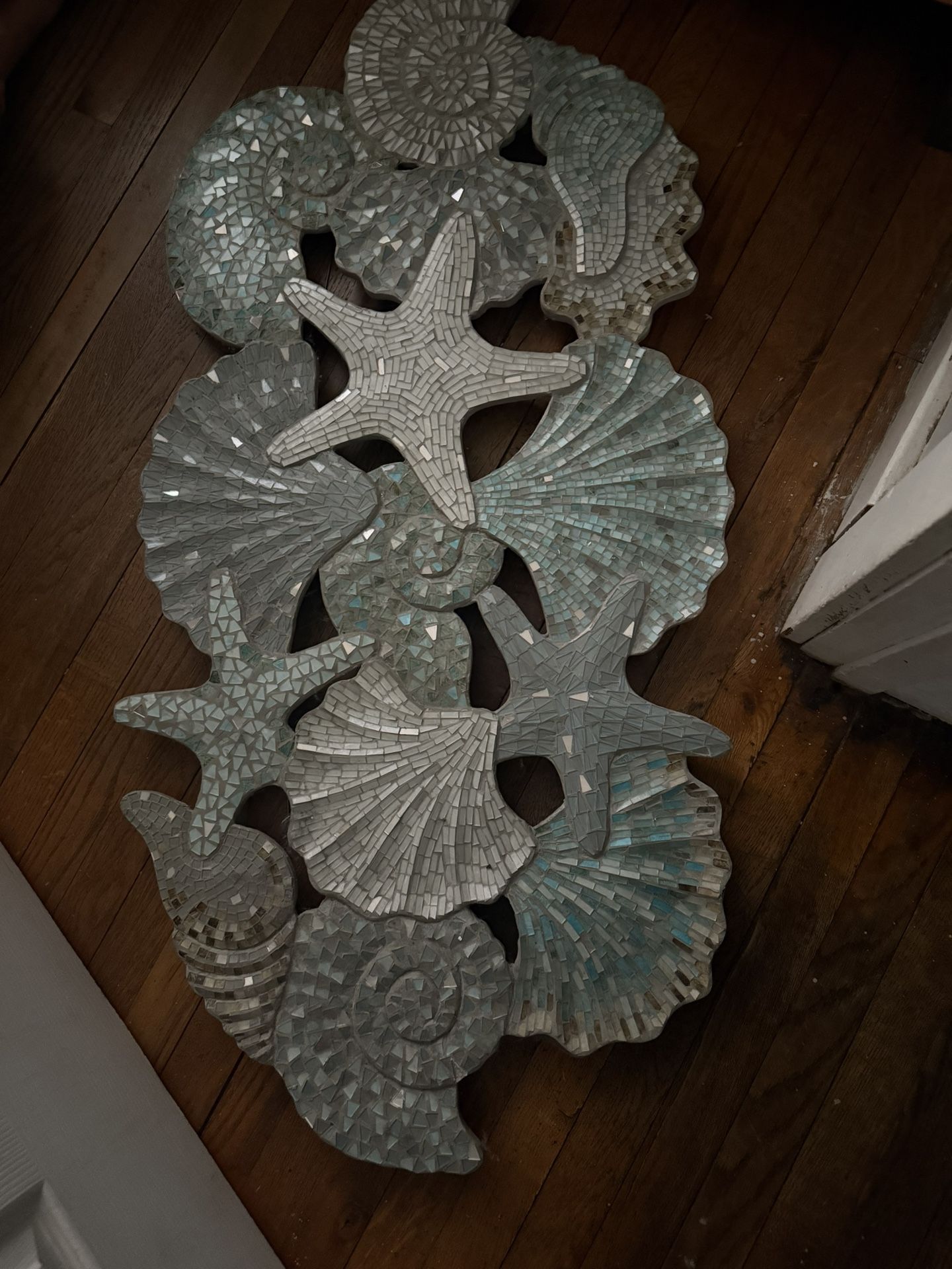 Sea Shell 🐚 Mosaic Crystal Wall Art
