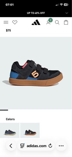Boys Five Ten Free rider Hook-and-Loop Mountain Bike Shoes